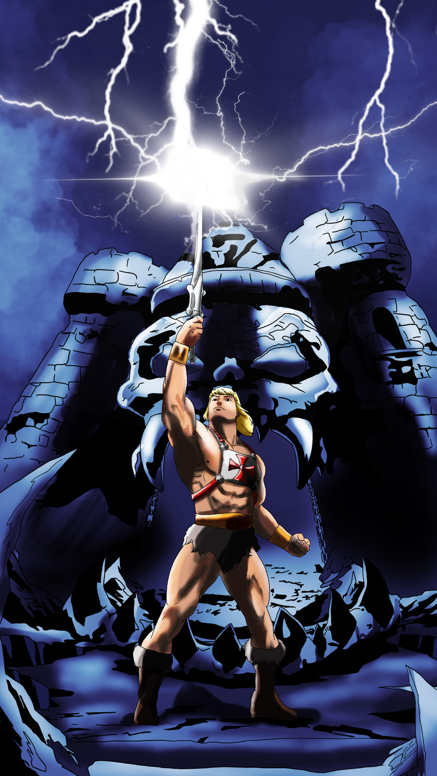 He-man Art Print A3 image 0