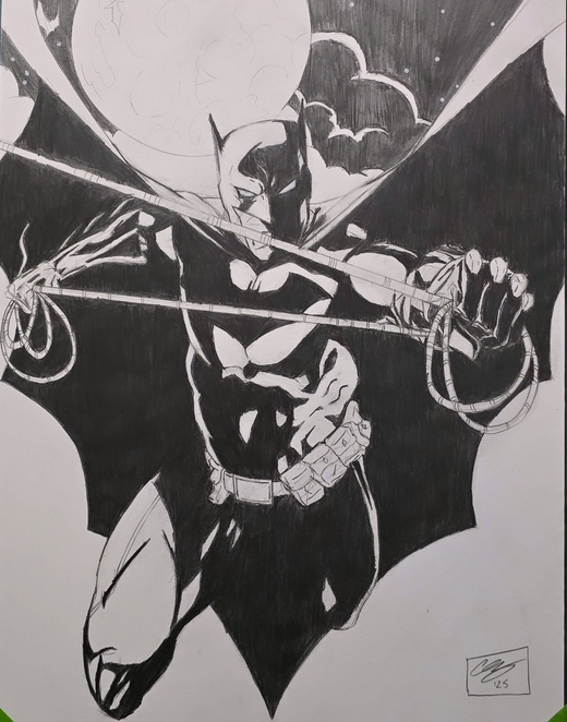 Batman – Original Pencil Artwork (A3 Bristol Board)