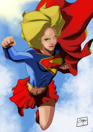 Supergirl Art Print image 0