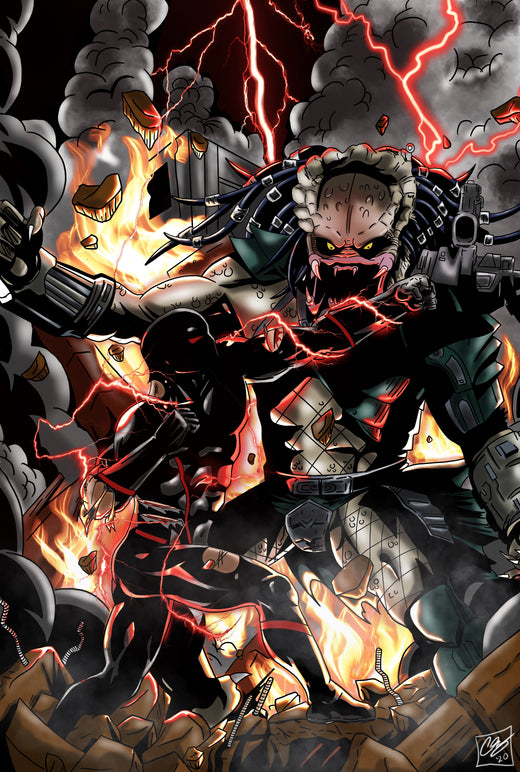 Project: Saviour Vs Predator - Art Print